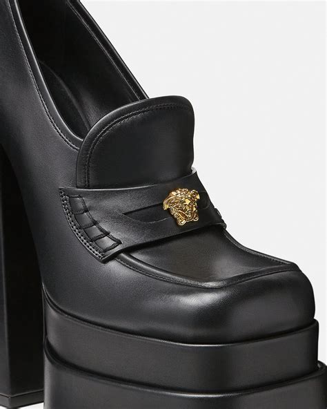 versace platform loafer|versace loafers platform.